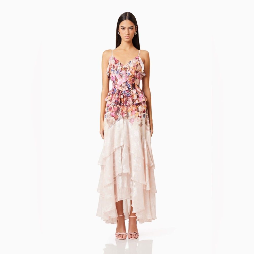 NWT Elliatt Perla Floral Dress Pink Size M - Picture 3 of 13